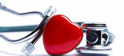 Heart and stethoscope