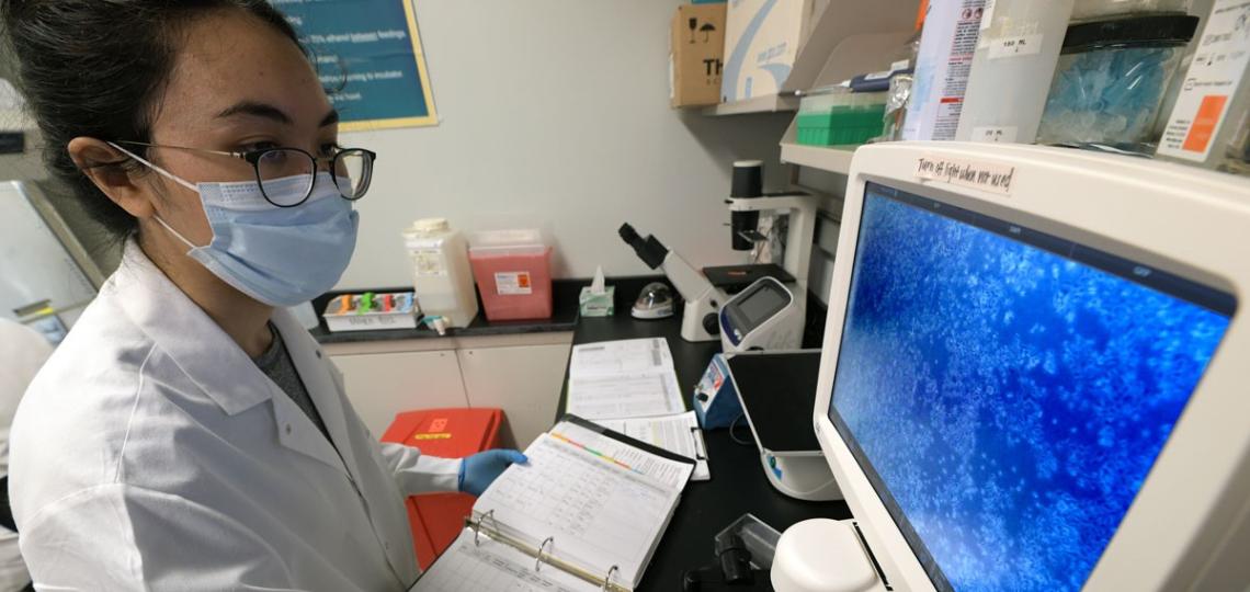 Rachel at Phase Scope