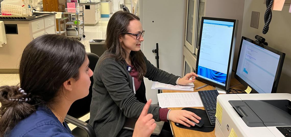 women using a computer