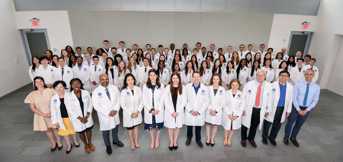 large group of doctors smiling