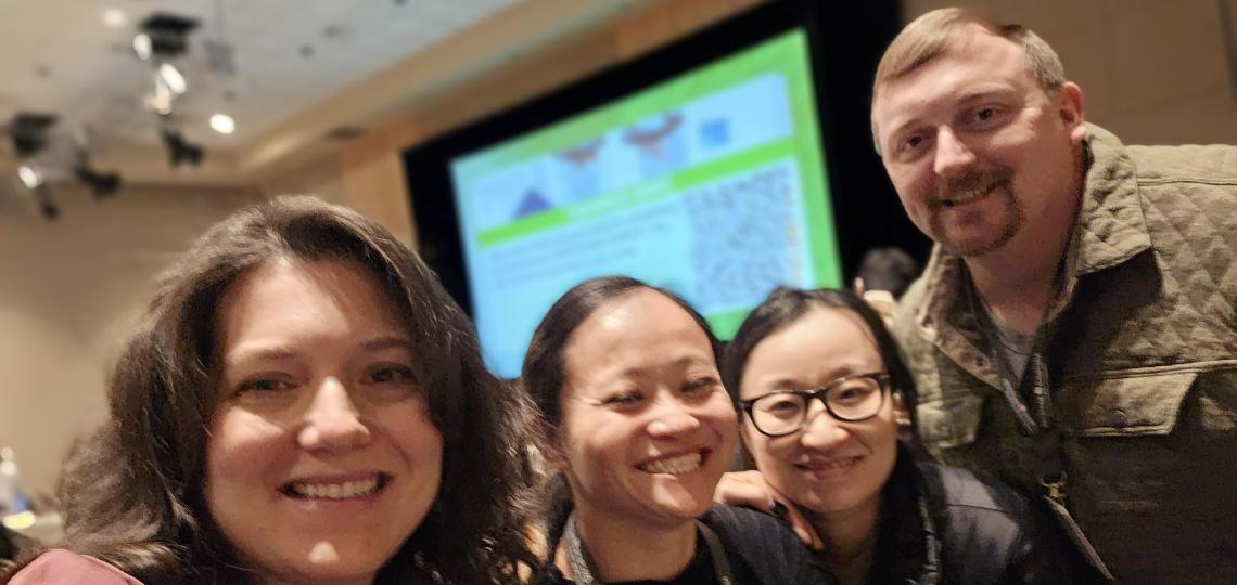 Lily, Mariah and Steven at 2026 Keystone Meeting