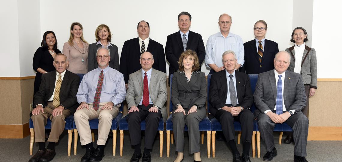 1st Row: Jan Drutz, Gordon Schutze, David Rowley, Teri Turner, James Lomax, Michael Coburn; 2nd Row: Geeta Singhal, Sandra Haudek, Nancy Moreno, David Young, James Walker, Jeffrey Starke, Lynn Yeoman, Faye Tan