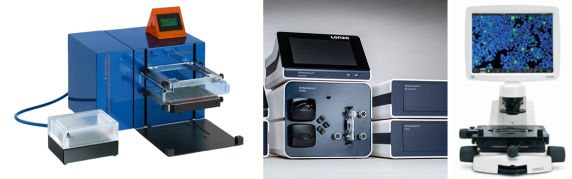 Equipment used in the Tissue Culture Core Lab