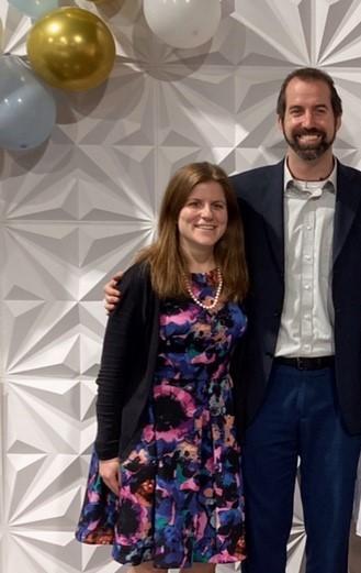 Dr. Brittany Cowfer and Dr. Matthew McEvoy, Alumni