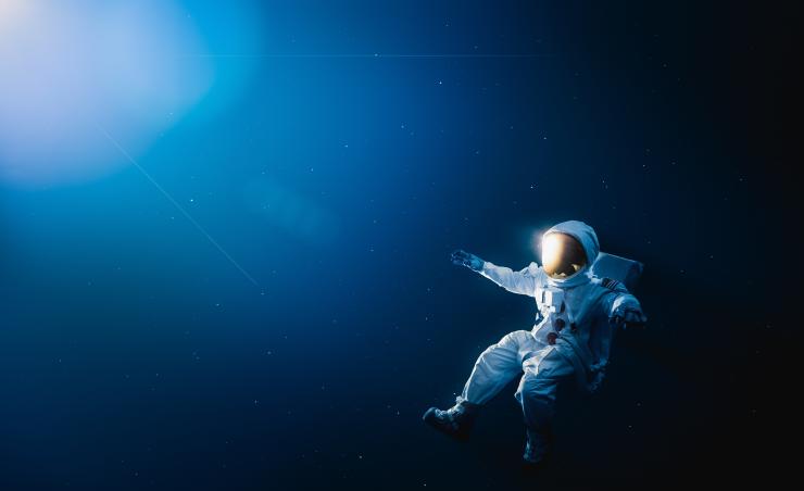 Astronaut in space