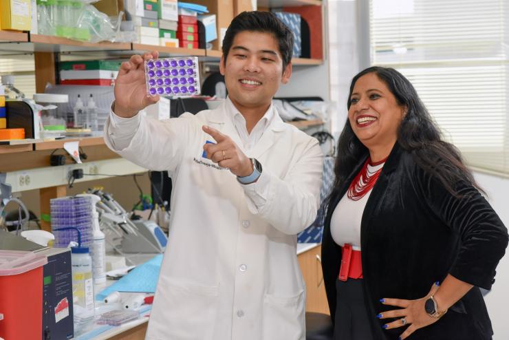 Dr. Rafael Tomoya Michita, the 2025 STAT Wunderkind, studies in Dr. Indira Mysorekar's lab focused on immunological tolerance mechanisms of pregnancy. 