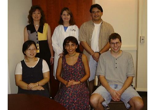 Front, Left to Right: Shirley Yang, Sonia Rahmati-Clayton, Rick Deibler | Back, Left to Right: Lynn Zechiedrich, Merry Maynard, Chris Lopez