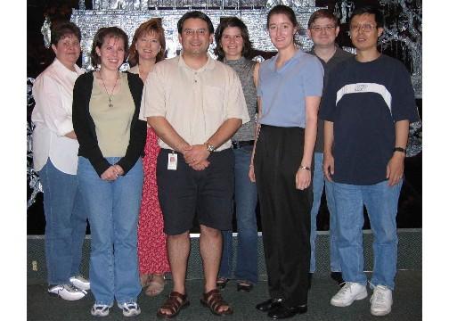 Left to Right: Merry Maynard, Sonia Morgan-Linnell, Lynn Zechiedrich, Chris Lopez, Lauren Becnel, Jennifer Mann, Graham Randall, Yinsuo Zhao