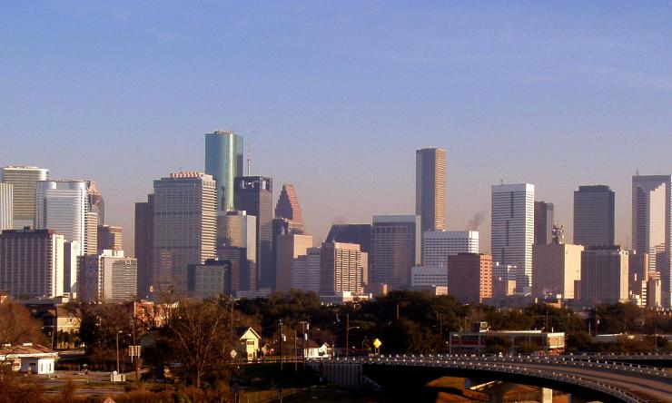 The Houston skyline