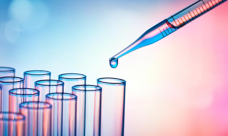 Dropper with test tubes