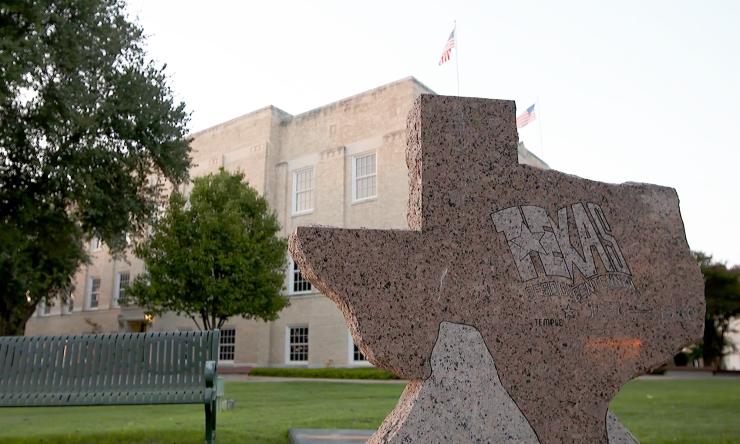 A photo of downtown Temple.