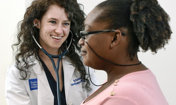 doctor smiling at patient