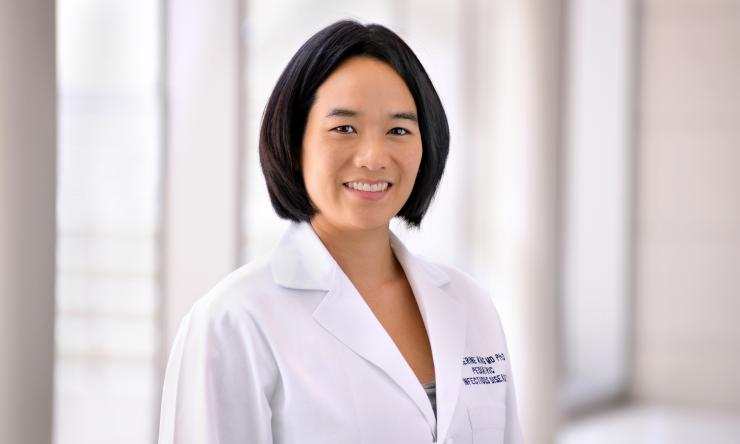 Dr. Katherine King, associate professor of pediatrics-infectious disease.